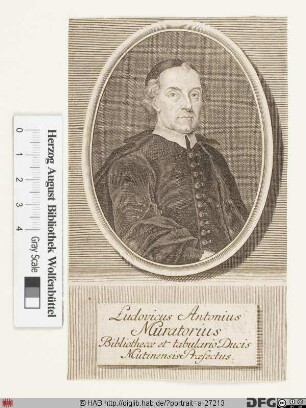 Bildnis Lodovico Antonio Muratori