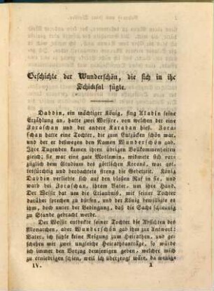 Arabische Mährchen, 2