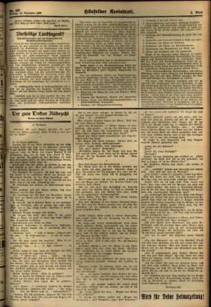 Dritte Ausgabe vom Freitag, den 13. November 1936.