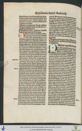 Epistola ad Galatas.