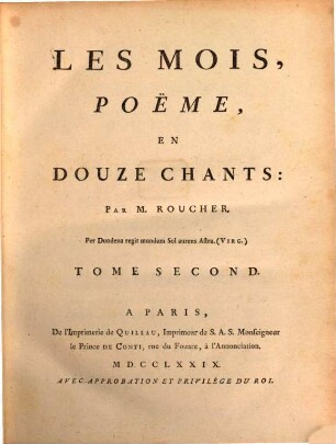 Les mois : poëme en douze chants, 2