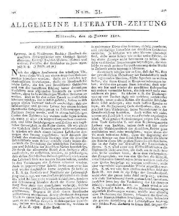 Heinrich, C. G.: Handbuch der teutschen Reichsgeschichte. Leipzig: Weidmann 1800