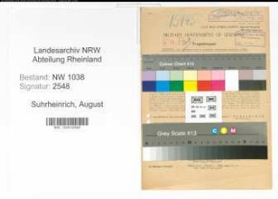 Entnazifizierung August Suhrheinrich , geb. 17.01.1893 (Pfleger)
