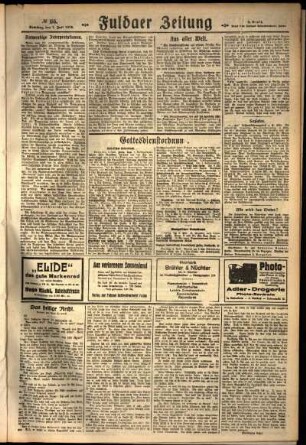 Zweite Ausgabe vom Samstag, den 07. Juli 1928.