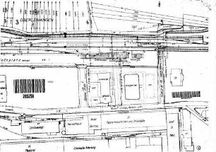 Oberlenningen: Empfangsgebäude mit Güterschuppen Lageplan