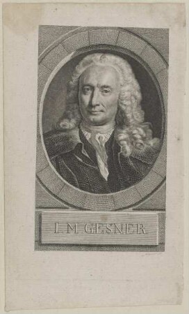 Bildnis des I. M. Gesner