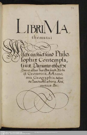 Libri Mathematici