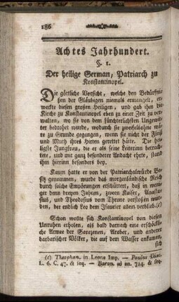 Achtes Jahrhundert. - Neuntes Jahrhundert.