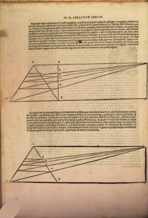 Libro ... D'Architettvra, di Sebastiano Serlio Bolognese. 2, Libro di Perspettiva