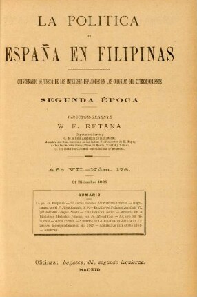 Núm. 176. 31 Diciembre 1897