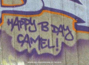 HAPPY B DAY CAMEL!