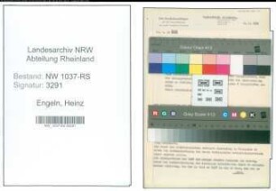Entnazifizierung Heinz Engeln , geb. 07.01.1912 (Assessor)