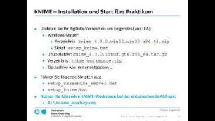 IoT Workflows und Analytics: MQTT, Nifi, Cassandra, KNIME (2)