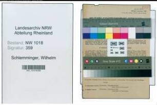 Entnazifizierung Wilhelm Schlemminger , geb. 27.11.1899 (Kaufmaennischer Angestellter)