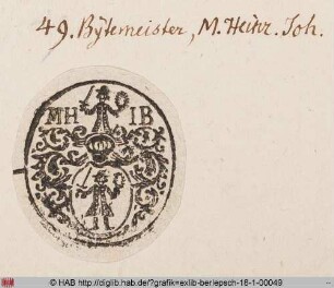 Wappen des Heinrich Johann Bytemeister