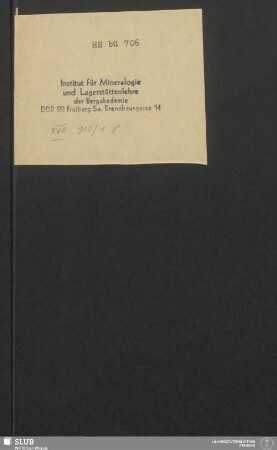 706: Brief von Karl Maria Ehrenbert von Moll an Friedrich Mohs vom 17.05.1812 - XVII 910 8.