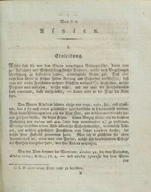 J. Th. B. Helfrechts historische Abhandlung von den Asylen