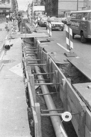 Baustellen des städtischen Tiefbauamts im Stadtgebiet und damit einhergehende Verkehrsbehinderungen