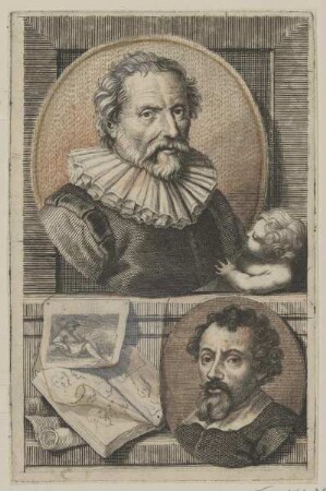 Bildnis des Abraham Bloemaert und des Adam Elsheimer