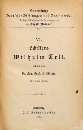 Schillers Wilhelm Tell