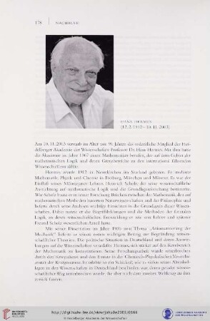 Hans Hermes (12.2.1912 - 10.11.2003)