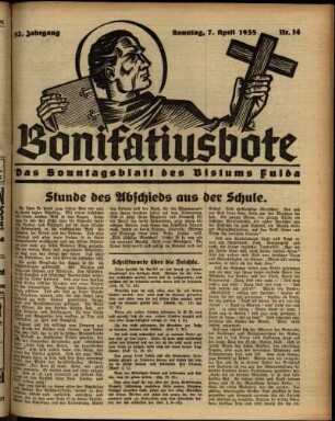 Ausgabe vom Sonntag, den 07. April 1935.