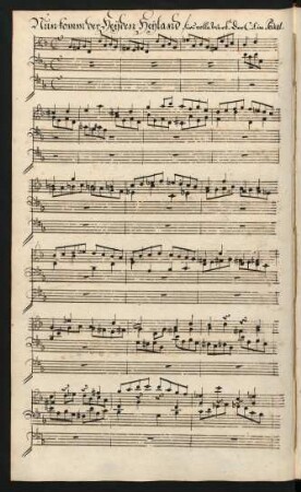 Nun komm der Heiden Heiland; org; BWV 661