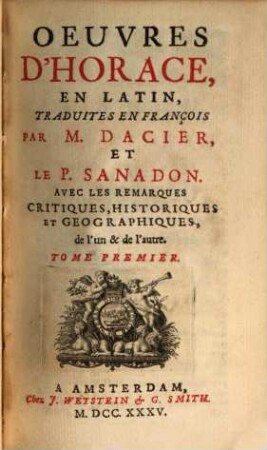 Oeuvres D'Horace : En Latin, 1