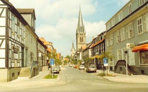 Blick in die Schülerstraße. Detmold