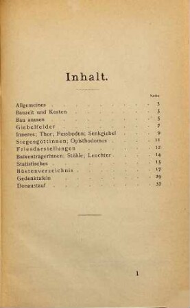 Kurzgefaßte Geschichte und Beschreibung der Walhalla und des anliegenden Marktfleckens Donaustauf : Verb. nach Adalbert Müller. Mit 3 Beil.