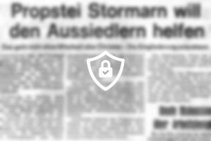Propstei Stormarn will [Name maskiert] helfen