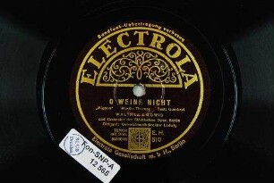 O weine nicht : "Mignon" / Musik: Thomas; Text: Gumbert