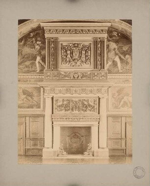 Schloss Fontainebleau: Kamin der Galerie Henri II.