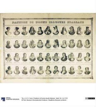 Panteon di Donne illustri Italiane.