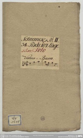 Sonatas - Mus.2-R-8,100 : vl, bc - F