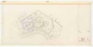 Wissenschaftskolleg zu Berlin (WKB), Berlin-Grunewald Neubau: Lageplan, 1:200