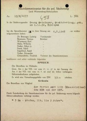 Seizinger, Georg