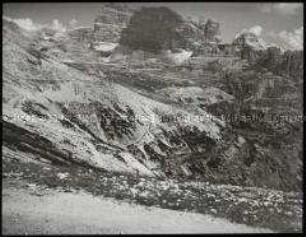 Der Bachfallenferner (Gletscher) in den Stubaier Alpen