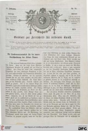 Heft 14 (16. Januar 1874)