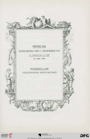 Porzellan. Verschiedene Manufakturen (Nr. 1660-1954)