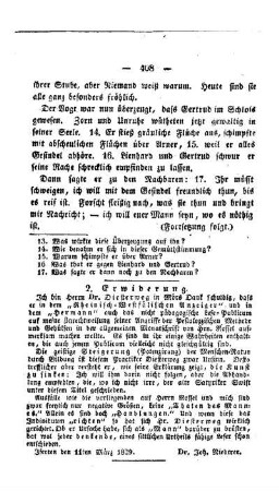 Erwiederung