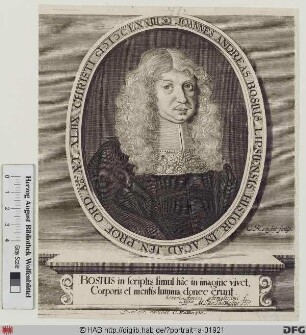 Bildnis Johann Andreas Bose (Bosius)