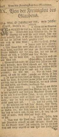 IX. Von der Freudigkeit des Glaubens