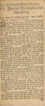 IX. Von der Freudigkeit des Glaubens