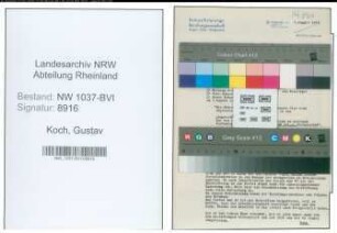 Entnazifizierung Gustav Koch , geb. 07.05.1896 (Bauunternehmer)