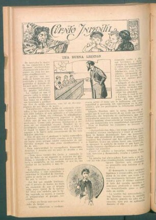 Una buena lección : Cuento infantil