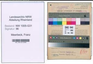 Entnazifizierung Franz Meerbeck , geb. 04.12.1899 (Gastwirt)