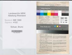 Entnazifizierung Bruno Schuer, geb. 12.04.1903 (Bankangest.)