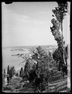 Konstantinopel, Blick von Ejub auf Goldenes Horn