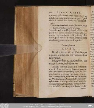 De beneficentia. Cap. III.